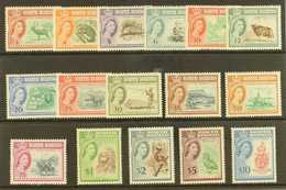 1961 Pictorial Definitive Set, SG 391/406, Fine Mint (16 Stamps) For More Images, Please Visit Http://www.sandafayre.com - Bornéo Du Nord (...-1963)