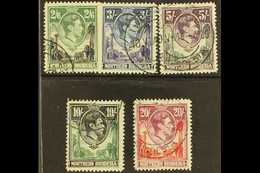 1938 2s.6d To 20s., SG 41/45, Very Fine Cds Used. (5) For More Images, Please Visit Http://www.sandafayre.com/itemdetail - Rhodésie Du Nord (...-1963)