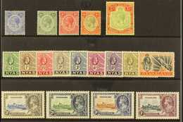 1913-35 KGV MINT SELECTION. An ALL DIFFERENT Mint Selection That Includes 1921-33 Range To 5s, 1934-35 Definitive Set &  - Nyassaland (1907-1953)