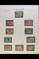 1940-9 KGVI FINE MINT COLLECTION Complete For Basic Issues, SG 1/16, Fine Mint, 1948 RSW Set Never Hinged Mint (18 Stamp - Pitcairneilanden