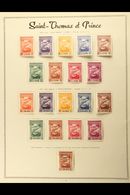 ST TOME ET PRINCIPE 1938-39 FINE MINT AIR POST STAMPS With 1938 Inscribed "S. TOME" Complete Set, 1938 Inscribed "S.TOME - Andere & Zonder Classificatie