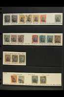 1913-19 USED ADMIRALS An All Different Collection Which Includes 1913-19 Double Working Plates Head Die II (perf 14) 2d  - Andere & Zonder Classificatie