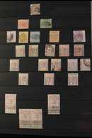 1874-1966 MINT & USED ACCUMULATION  with Good QV Including 1872 1d Wmk Sideways Mint, KEVII Range To 1s Mint & 2s Used,  - Sierra Leone (...-1960)