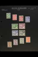 1938-1951 SUPERB MINT COLLECTION On Leaves, All Different, Inc 1938 Set, 1942 Set, 1951 Surcharges & 1953-58 Set (ex 1.3 - Somalie (1960-...)