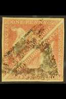 CAPE OF GOOD HOPE 1855-63 1d Rose Triangular, SG 5a, An Attractive Pair With Clear To Good Margins, Neat Triangular Canc - Non Classificati