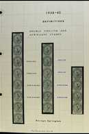 1930-44 FINE MINT COLLECTION Good Looking Lot Of The Better "Unhyphenated" Definitives Issue, Includes Almost All Values - Unclassified