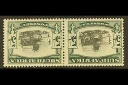 1933 5s Black & Green, INVERTED WATERMARK Pair, SG 64a, Fine Mint (2 Stamps) For More Images, Please Visit Http://www.sa - Zonder Classificatie
