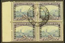 OFFICIALS 1935-49 2d Blue & Violet, SG O23, Very Fine Used, Left Marginal Block Of 4 With Clearly Dated 1940 C.d.s. Post - Non Classificati