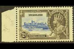 1935 Silver Jubilee 2d Ultramarine & Grey-black, SHORT EXTRA FLAGSTAFF VARIETY, SG 22b, Very Fine Mint. For More Images, - Swasiland (...-1967)