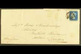 1842 (4 Feb) Entire Wrapper From Bristol To London Bearing An 1840 2d Deep Full Blue 'TK' Plate 1 (SG 4) With 4 Neat Mar - Autres & Non Classés