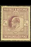 1902-10 2s6d Dull Purple On Chalky Paper, SG 262, Very Fine Mint. For More Images, Please Visit Http://www.sandafayre.co - Altri & Non Classificati