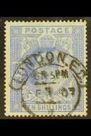 1902-10 10s Ultramarine, SG 265, Good Used With Neat London Hooded Circle Cancellation Of 1907. For More Images, Please  - Non Classificati