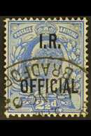 OFFICIAL INLAND REVENUE. 1902-04 2½d Ultramarine, SG O22, "Bradford" Cds Used For More Images, Please Visit Http://www.s - Ohne Zuordnung