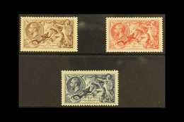 1934 Re-engraved Seahorses Set Complete, SG 450/52, Mint Lightly Hinged. Lovely Quality (3 Stamps) For More Images, Plea - Unclassified