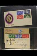 1953-1970 STERLING FDC COLLECTION An Extensive, Virtually Complete Collection Of Pre - Decimal Commemorative Issues On F - FDC
