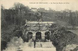 - Cotes D Armor -ref-C936- Callac De Bretagne - Pont Du Moulin De Callac - Carte Bon Etat - - Callac