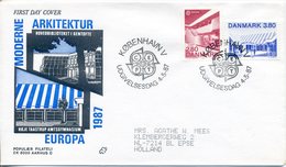 EUROPA CEPT 1987 FDC DANEMARK - DANMARK - 1987