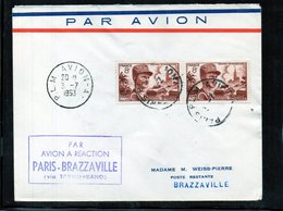 Paris Brazzaville 03/07/1953 - 1960-.... Cartas & Documentos