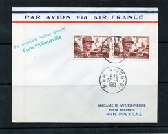 Paris - Philippeville 27/06//1953 - Air France - 1960-.... Cartas & Documentos