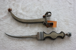 Poignard Damasquine Mauritanie - Knives/Swords