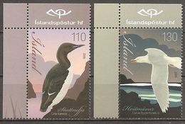 Island Iceland Islande 2009 Birds Vögel Michel No. 1252-53 Mint Postfrisch Neuf MNH ** - Unused Stamps