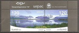 Island Iceland Islande 2009 Sepac Landscapes Landschaften Michel No. 1249-50 Pair Paar Mint Postfrisch Neuf MNH ** - Unused Stamps