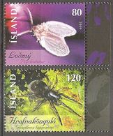 Island Iceland Islande 2009 Insects And Spiders Insekten Und Spinnen Michel No. 1221-22 Mint Postfrisch Neuf MNH ** - Unused Stamps