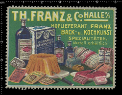 German Poster Stamp, Stamps, Reklamemarke, Cinderellas, Cooking Products, Kochen, Franz - Erinnofilia