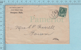 Canada - Tax Collector Sturgeon Falls Envelope, Send To Sturgeon Falls - Cartas & Documentos