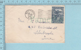 Canada -  # 208, Cover Montreal 1935, Send To Sherbrooke - Covers & Documents
