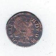 Denier Tournois Charles II De Gonzague  Type 2 1651 A - 1643-1715 Ludwig XIV.