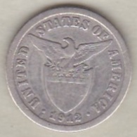 Philippines U.S.A. Administration. 10 Centavos 1912 S San Francisco. Argent.  KM# 169 - Filippine