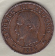10 Centimes 1855 D Lyon  Chien Napoléon III - 10 Centimes