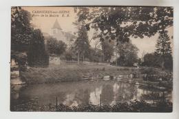 CPSM CARRIERES SUR SEINE (Yvelines) - Parc De La Mairie - Carrières-sur-Seine