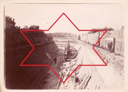 Photo 1898 ABLON-SUR-SEINE - Un Chenal En Préparation (A194) - Ablon Sur Seine
