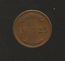 DEUTSCHLAND -  Weimarer Republik - 2 RENTENPFENNIG ( 1925 A ) - 2 Rentenpfennig & 2 Reichspfennig