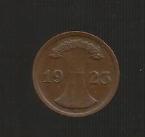 DEUTSCHLAND -  Weimarer Republik - 2 RENTENPFENNIG ( 1923 D ) - 2 Renten- & 2 Reichspfennig