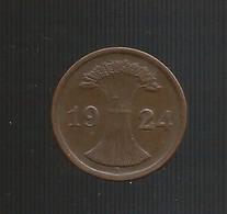 DEUTSCHLAND -  Weimarer Republik - 2 RENTENPFENNIG ( 1924 A ) - 2 Renten- & 2 Reichspfennig