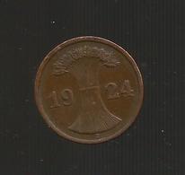 DEUTSCHLAND -  Weimarer Republik - 2 RENTENPFENNIG ( 1924 J ) - 2 Renten- & 2 Reichspfennig