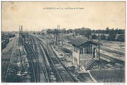 78  ACHERES  -   La Gare Et  Le Dépot - Acheres