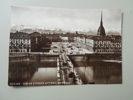 ITALIE PIEMONTE TURIN PIAZZA E PONTE VITTORIO EMANUELE - Ponts