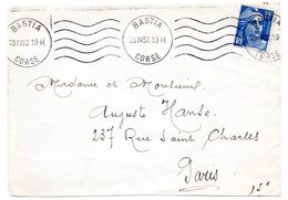 CORSE - Dépt N° 20 = BASTIA 1952 =  Flamme KRAG Muette '5 Lignes Ondulées' - Mechanical Postmarks (Advertisement)