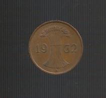 DEUTSCHLAND / GERMANY - Weimarer Republik - 1 REICHSPFENNIG ( 1932 A ) - 1 Renten- & 1 Reichspfennig