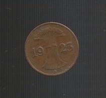 DEUTSCHLAND / GERMANY - Weimarer Republik - 1 REICHSPFENNIG ( 1923 A ) - 1 Renten- & 1 Reichspfennig