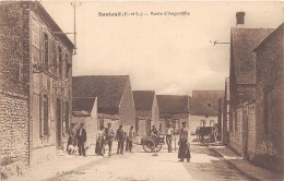 28 - EURE ET LOIR / 283927 - Santeuil - Route D' Angerville - Beau Cliché Animé - Sonstige Gemeinden