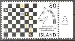 Island Iceland Islande 2008 Chess Olafsson Schach Michel No. 1210 Mint Postfrisch Neuf MNH ** - Ungebraucht