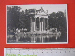 CA11 - ITALIA ROMA - VILLA UMBERTO I SAVOIA TEMPIO SUL LAGO LAKE GIARDINO - VG. NO 1910 - Parks & Gardens