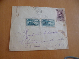 Lettre France Colonies Françaises Gabon Port Gentil Pour Paris 0701/1935 3 TP Anciens - Briefe U. Dokumente