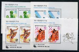 RC 9024 CORÉE DU SUD 1988 JEUX OLYMPIQUES DE SEOUL BLOCS FEUILLETS NEUF ** MNH - Corée Du Sud