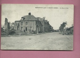 CPA   - Rosières  Après La Grande Guerre  - La Rue De Caix - Rosieres En Santerre